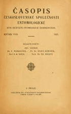 Časopis Československé společnosti entomologické - roč. 44+45